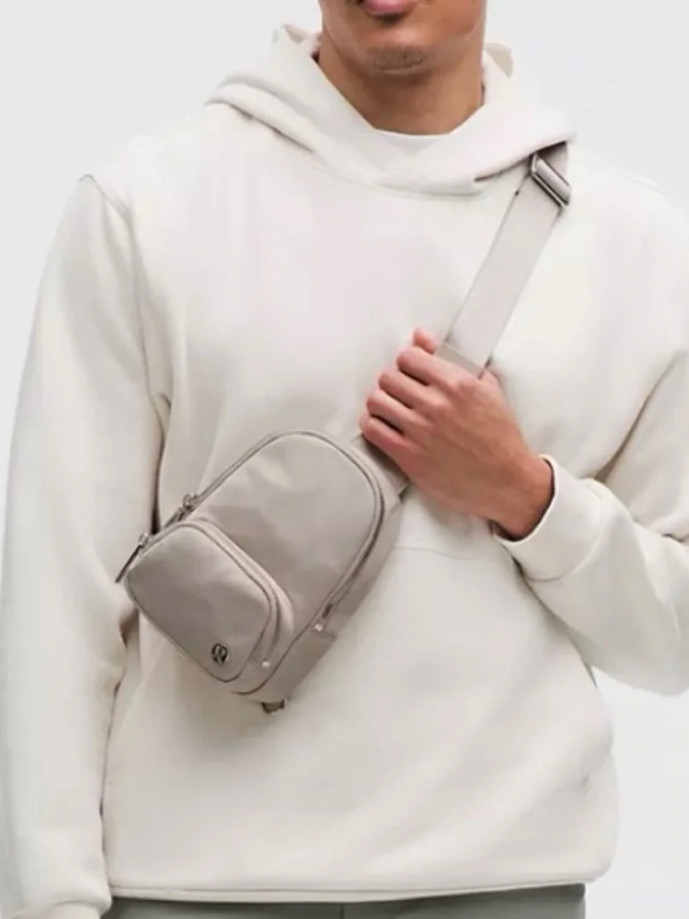 Lululemon Small Beige Sling Crossbody Bag